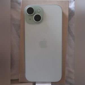Apple 15 iPhone in Mint Green 254 GB NIB